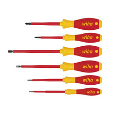 Wiha WHA00833 SoftFinish® electric SL/PH Screwdriver Set, 6 Piece