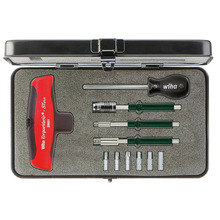 Wiha WHA29234 TorqueVario®-S T Screwdriver Set, 11 Piece