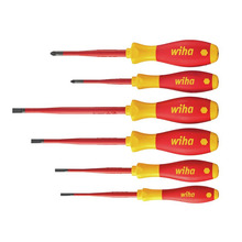 Wiha WHA36455 SoftFinish® electric slimFix SL/PZ Screwdriver Set, 6 Piece