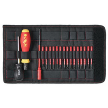 Wiha WHA36791 TorqueVario®-S electric Screwdriver Set, 19 Piece