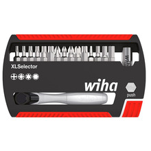Wiha WHA36951 XLSelector Ratchet Bit Set, 17 Piece