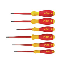 Wiha WHA38362 SoftFinish® electric SL/PH/PZS Screwdriver Set, 6 Piece