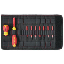 Wiha WHA41232 SoftFinish® electric slimVario Screwdriver Set, 10 Piece