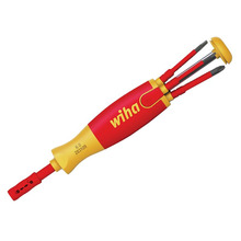 Wiha WHA41235 LiftUp electric Bit Magazine SL/PZ/PZS Screwdriver Set, 6 Piece