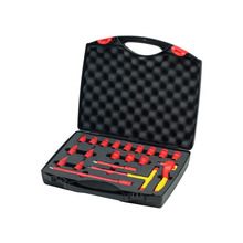 Wiha WHA43023 Insulated 3/8in Ratchet Wrench Set, 21 Piece (inc. Case)