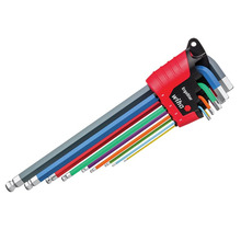 ErgoStar Colour Hex Ball End L-key Set, 9 Piece