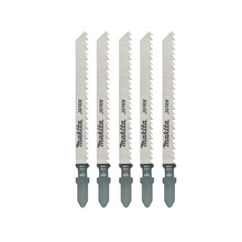 Makita A-85634 Speed Cut Wood / Plastic 75mm Pack of 5 Jigsaw Blades
