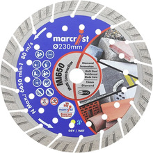 Marcrist MI650 230 x 22.23 Universal Diamond Blade