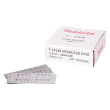 Makita F-31838 25mm Bright Headless Pins for BPT/DPT Nailers 10000pk