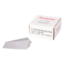 Makita F-31854 35mm Bright Headless Pins for BPT/DPT Nailers 10000pk