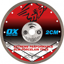 OX Spectrum Pro 2CM Porcelain Cutting Blade - 230/22.23mm