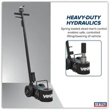Sealey YAJ15-30 Viking Air Operated Telescopic Jack 15-30 Tonne