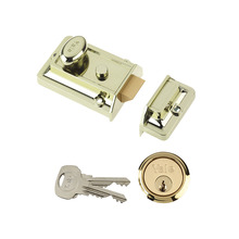YAL77BLXPB Yale Locks P77 Traditional Nightlatch 60mm Backset Brasslux Finish Box