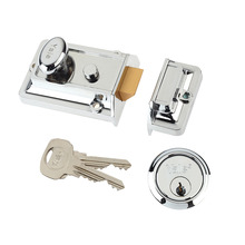 YAL77CH Yale Locks P77 Traditional Nightlatch 60mm Backset Chrome Finish Box