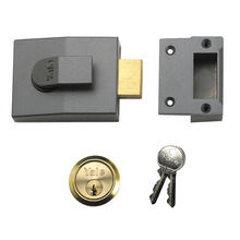 YAL82DMGPB Yale Locks 82 Deadbolt Nightlatch 60mm Backset DMG Finish Box