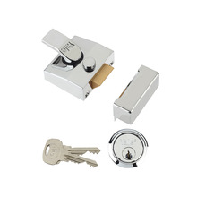 YAL85CHCH Yale Locks 85 Deadlocking Nightlatch 40mm Backset Chrome Finish Box