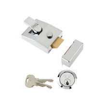 YAL89CH Yale Locks 89 Deadlock Nightlatch 60mm Backset Chrome Finish Box