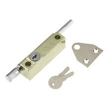 YALP124PB Yale Locks P124 Door Push Bolt Brass Finish Visi