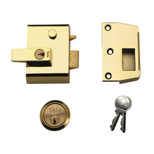 YALP2B Yale Locks P2 Double Security Nightlatch 40mm Backset Brasslux Finish Visi
