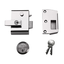 YALP2DMGPB Yale Locks P2 Double Locking Nightlatch 40mm Backset DMG/PB Finish Visi