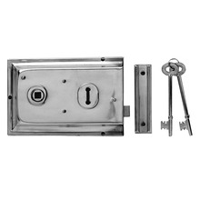 YALP334GRY Yale Locks P334 Rim Lock Grey Finish 156 x 104mm Visi