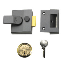 YALP85CHCH Yale Locks P85 Deadlocking Nightlatch 40mm Backset Chrome Finish Visi
