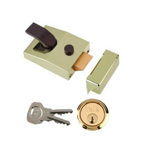 YALP89BLX Yale Locks P89 Deadlock Nightlatch 60mm Backset Brasslux Finish Visi