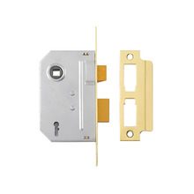 YALPM246PB25 Yale Locks PM246 Internal 2 Lever Mortice Sashlock Polished Brass 67mm 2.5in