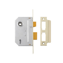 YALPM320PB30 Yale Locks PM320 3 Lever Mortice Sashlock Polished Brass 79mm 3in