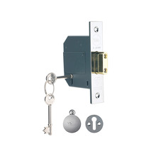 YALPM562CH25 Yale Locks PM562 Hi-Security BS 5 Lever Mortice Deadlock 68mm 2.5in Polished Chrome