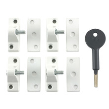 YALV8K1184WE Yale Locks 8K118 Economy Window Lock White Finish Pack of 4 Visi