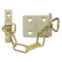 YALVWS6EB Yale Locks WS6 Security Door Chain - Electro Brass Finish