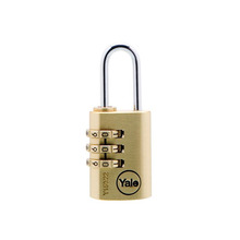 YALY15022 Yale Locks Brass Combination Padlock 22mm