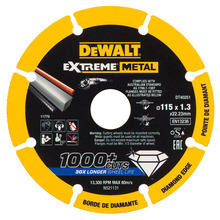DeWalt EXTREME METAL 115x22.23x1.3mm