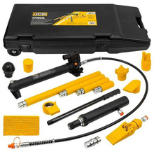 JCB Tools JCB 10 Tonne Portable Hydraulic Jack Auto Body Repair Kit with Storage Case | JCB-T71002L