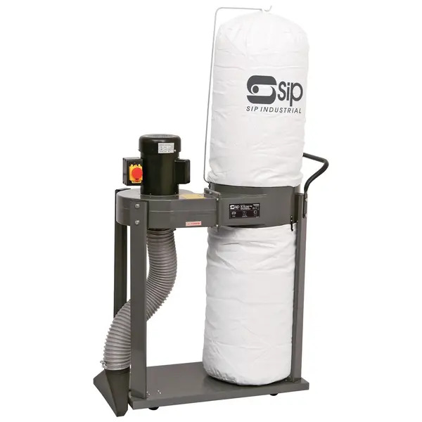 SIP SIP-01969 1hp Single Bag Dust Collector w/ Attachments