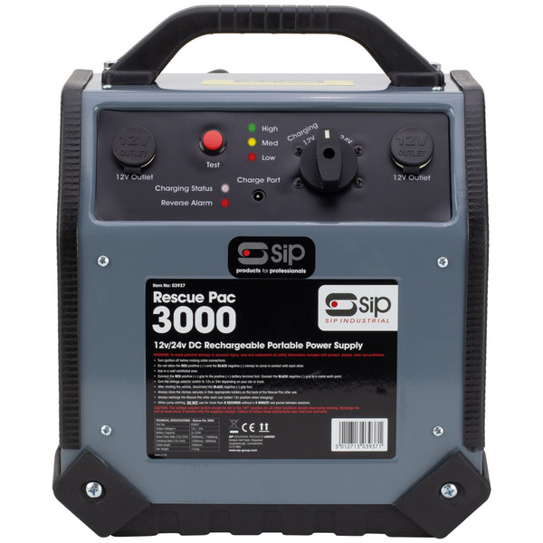 SIP SIP-03937 12v/24v Rescue Pac 3000