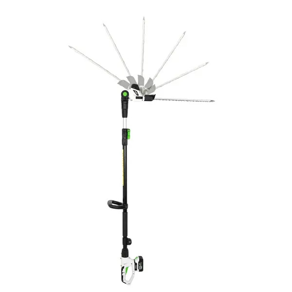 Excel 9755 20V 2-in-1 Pole Hedge Trimmer & Chainsaw with 1 x 4.0Ah Battery, Charger