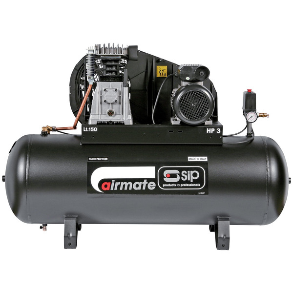 SIP SIP-05300 PX3/150-SRB 150ltr Belt Drive Compressor