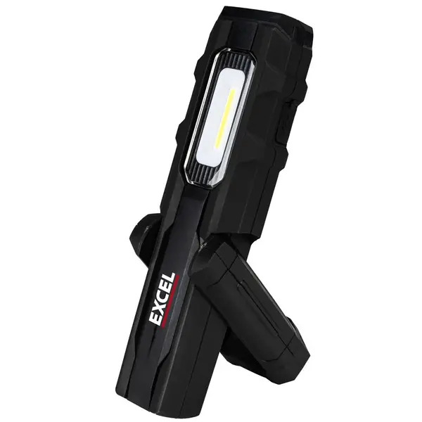 Excel 10947 400 Lumens LED Rechargeable Magnetic Handheld Work Light with Red Laser