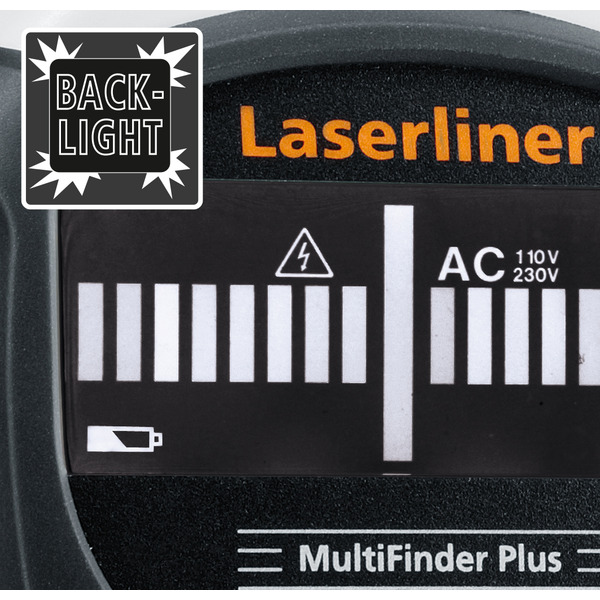 Laserliner 080965A Multifinder Plus Universal Wall Scanner Detector Stud Locator