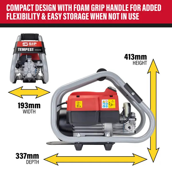 SIP SIP-08920 TEMPEST PW420/150 Wall-Mounted Pressure Washer