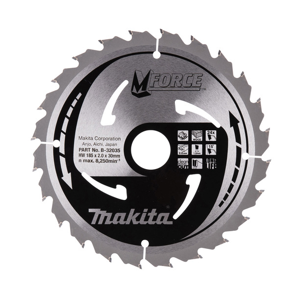 Makita B-32035 185x30mm 24T Circular Saw Blade B-08040