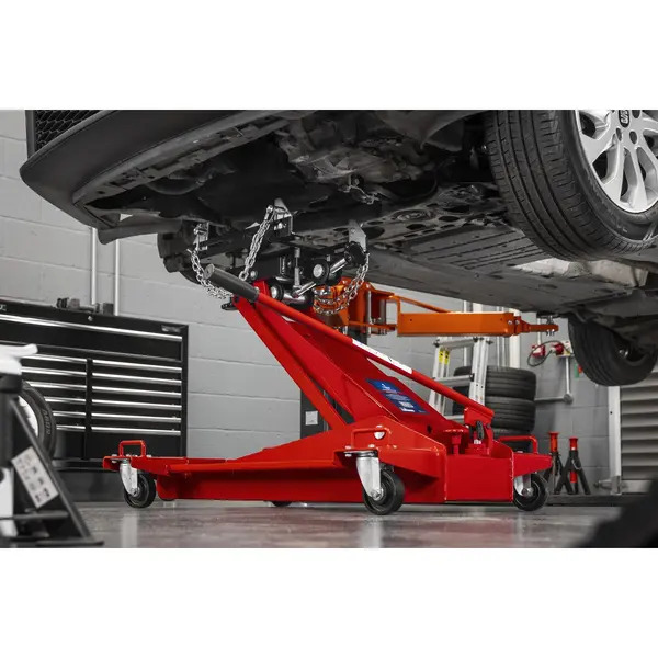 Sealey 1000E Premier Floor Transmission Jack 1 Tonne