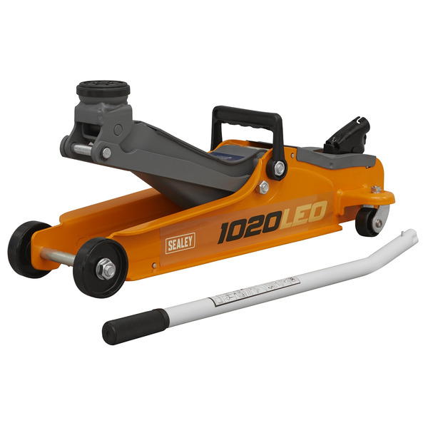 Sealey 1020LEO Low Profile Short Chassis Trolley Jack 2 Tonne - Orange