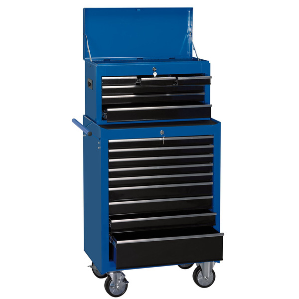 Draper 11533 Combination Roller Cabinet and Tool Chest, 15 Drawer, 26