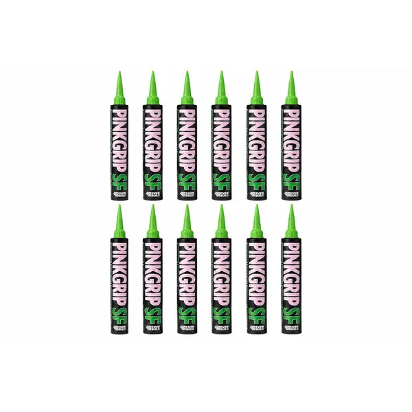 486023x12 Everbuild Sika Pinkgrip Solvent-Free C4 Adhesive 380 ml - BOX OF 12
