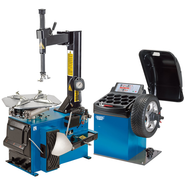 Draper Expert Tyre Changer and Wheel Balancer Kit