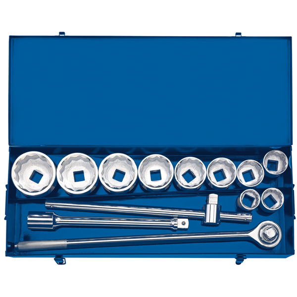Draper Metric Socket Set in Metal case, 1
