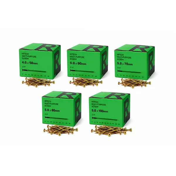 Rika MPSR600 Trade Essentials Screw Pack 600pk | Various Sizes